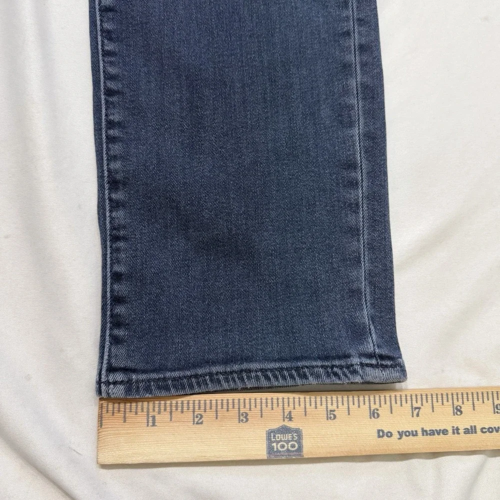 Levi's Men's Blue Stretch Jeans Dark Wash Straight Denim